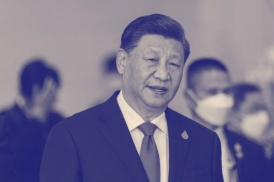 China's President Xi Jinping in a suit and tie 