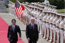 Japanese Prime Minister Fumio Kishida and U.S. President Joe Biden in May in Tokyo