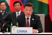 Chinese President Xi Jinping at a conference
