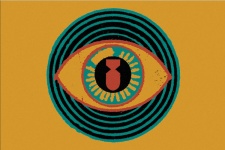 large illustrated image of an eye