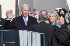 President Biden taking oath January 20, 2021