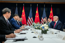 President Donald Trump meets with Chinese President Xi Jinping in Busan, South Korea, on Oct. 30, 2025. Photo credit: White House Photo by Daniel Torok via Flickr/Public Domain.