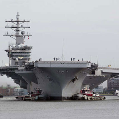 aircraft carrier USS Dwight D. Eisenhower