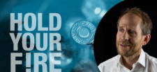 The Hold Your Fire Podcast Logo with a headshot of Richarch Atwood, the podcast&#039;s host