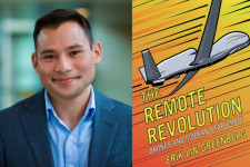 Erik Lin-Greenberg and book cover 