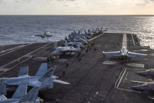 A U.S. aircraft carrier in the Indian Ocean, August 2026  Zoe Simpson / Reuters